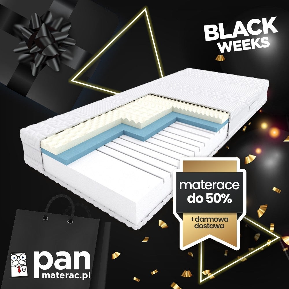 Black WEEKS – Materace do 50% taniej.