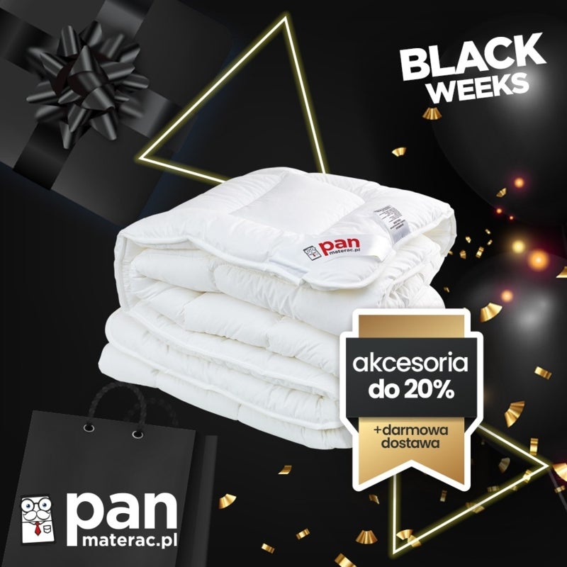 Black WEEKS – Akcesoria sypialniane do 20% taniej.